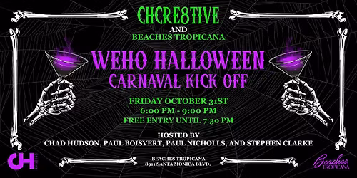 CHC Halloween Carnaval Kick Off 2025 at Beaches Tropicana