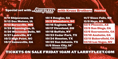 Larry Fleet at Rose Music Hall