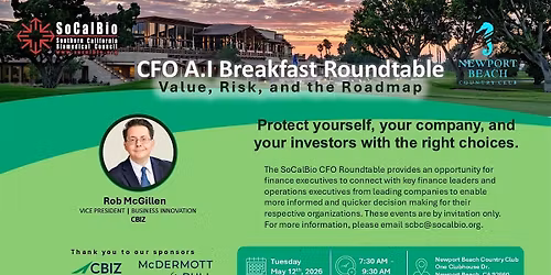 SoCalBio CFO Roundtable