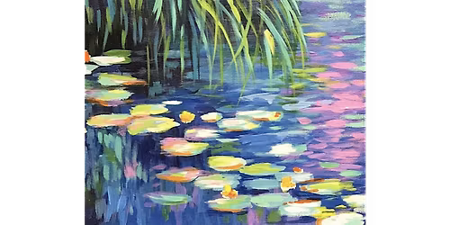Monet\u2019s Water Lilies II - Paint and Sip in Cincinnati | Classpop!\u2122