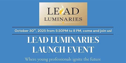 Houston LEAD Luminaries Launch