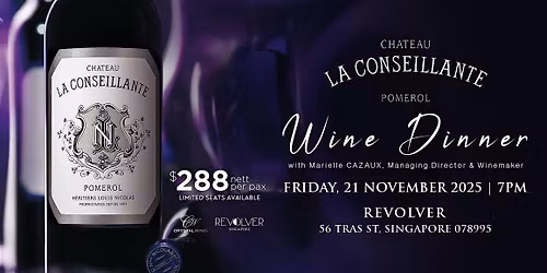 Ch La Conseillante Wine Dinner