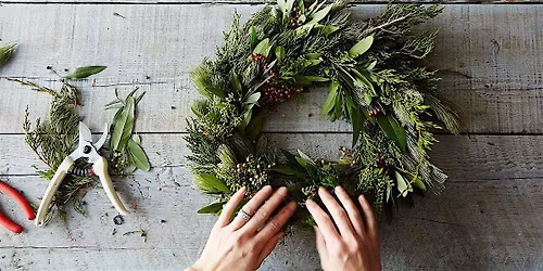 Christmas Wreath Making & Festive Fizz