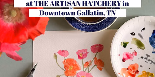 SOLD OUT Afternoon Tea & Watercolor Workshop with Creative Carmella