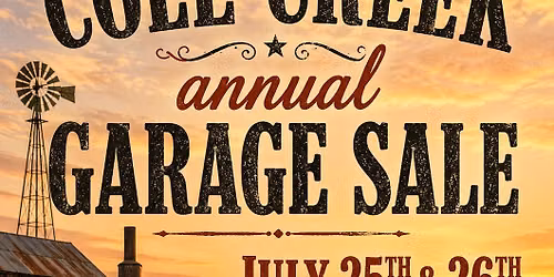 Cole Creek Annual Garage Sale