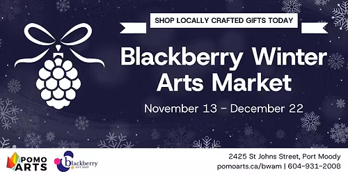 Blackberry Winter Arts Market | Shop Locally Crafted Gifts in Port Moody