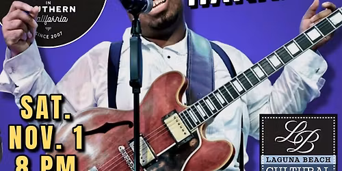 DK HARRELL - Rising Blues Guitar Superstar - in Laguna Beach!