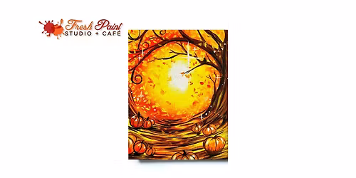 Paint & Sip - Paint Night  - Enchanted Pumpkins Acrylic Painting