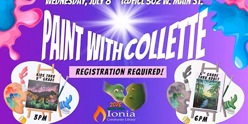 Paint with Collette 6th grade through Adult