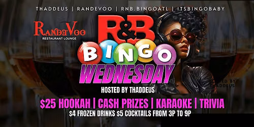 RNB BINGO WED @ RANDEVOO
