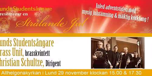 Str\u00e5lande Jul med Lunds Students\u00e5ngare