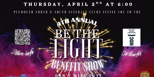 4th Annual "Be The Light" Benefit Show