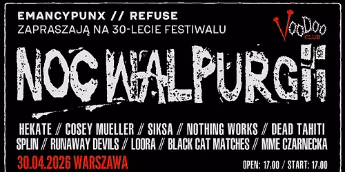 Noc Walpurgii - 30 lat!  I Warszawa @VooDoo