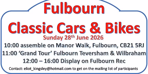 FULBOURN CLASSIC CARS & BIKES
