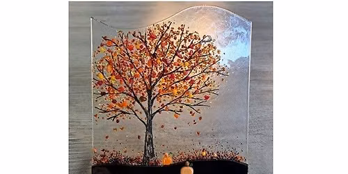 Fused Glass Fall Scene Age 12+