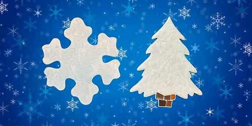 Glass mosaic - White Evergreen or Snowflake- at The Vineyard at Hershey