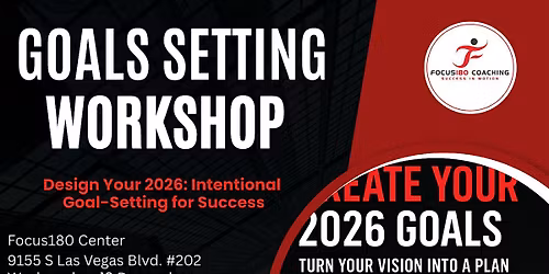 Create Your 2026 Goals \u2013 3-Hour Interactive Workshop \u26aa