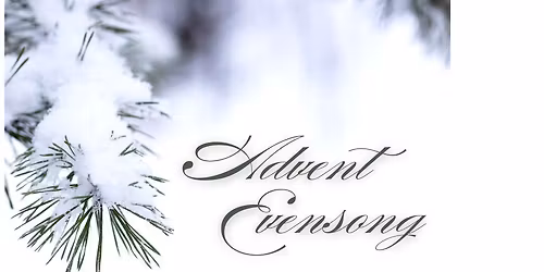 Advent Evensong & Tree of Light 