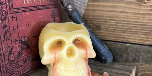 Honeybee 101 - Beeswax Creations: Skull Candles