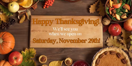 Peoria Public Libraries Thanksgiving Holiday Closure