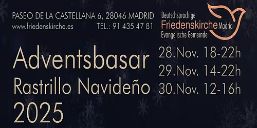 Adventsbasar \/ Mercadillo de Navidad 2025