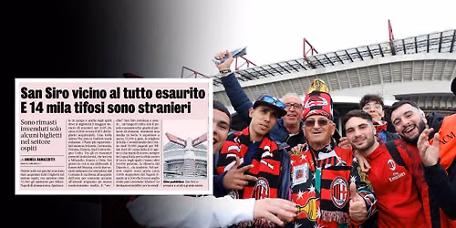 Milan vs Napoli at San Siro - Milan
