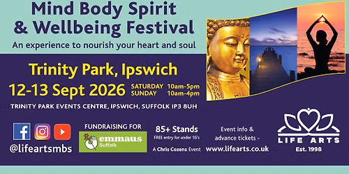 Trinity Park, Ipswich Mind Body Spirit & Wellbeing Festival 12-13 September 2026