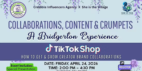 Collaborations, Content & Crumpets -  Get & Grow TikTok Shop  Brand Collabs