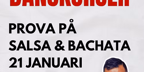 Nya Danskurser \/ prova p\u00e5 Gratis Salsa & Bachata