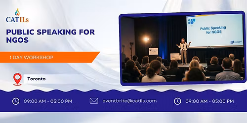 Public Speaking for NGOs: 1 Day Session in Toronto