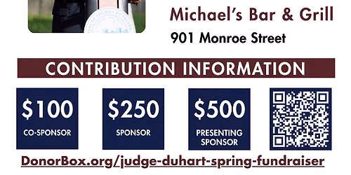 Judge Duhart Spring Fundraiser