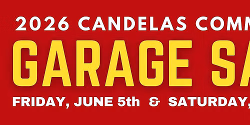 Candelas Community Garage Sale 