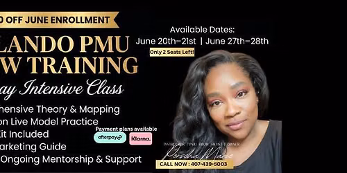Build A Beauty Empire with Permanent Brows | 2 Day Intensive PMU Brow Training