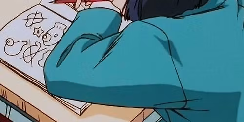 A Dreamy Weeb Drinking 