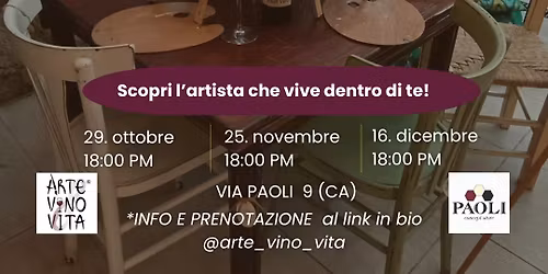 Paint and Sip Experience ArteVinoVita a PAOLI CONCEPT STORE