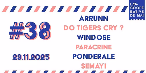 SHOW CASE CLUB #38 \/ La Coop\u00e9rative de Mai