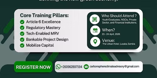 APPLICATIONS NOW OPEN | National Carbon Markets