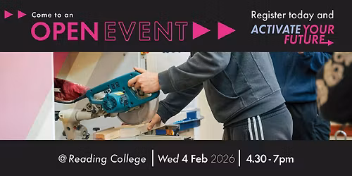 Reading College February Open Event