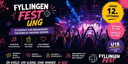 FyllingenFest U18-konsert \u2013 Jonas Lovv m.fl.