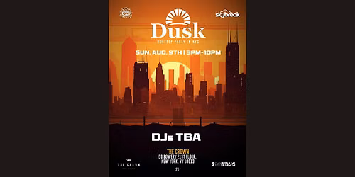 Joonbug Presents: Dusk Rooftop Party at The Crown 08\/09
