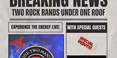 One Two Many w\/ special guest Hardly Hollywood