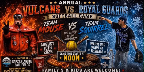 Vulcans vs Royal Guard Softball Game 