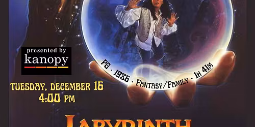 Movie Night at Lacey Library - Labyrinth (PG)