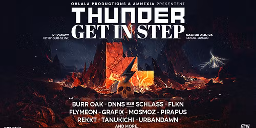 GET IN STEP x THUNDER -  08.08.2026 - Le Kilowatt, Paris