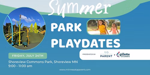 Summer Park Playdates at Shoreview Commons Park