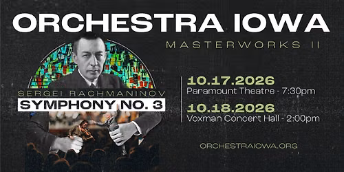Masterworks II - Rachmaninov (CEDAR RAPIDS)