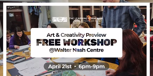 TLC's FREE Art & Creativity Workshop at Walter Nash