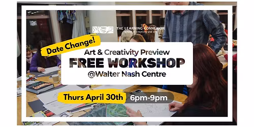 TLC's FREE Art & Creativity Workshop at Walter Nash