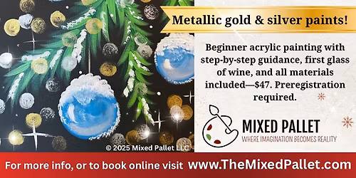 Paint & Sip - Christmas Glow