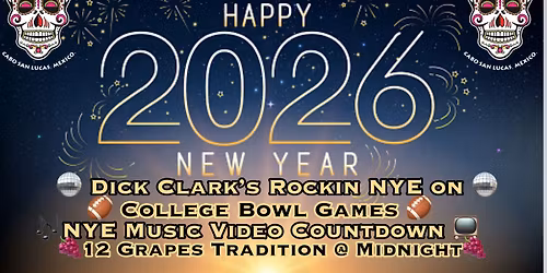 SANCHO\u2019S 2026 NYE FIESTA!